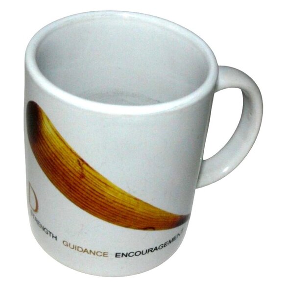 Dad Mug Baseball Glove & Bat Admiration Strength Guidance Encouragement Ceramic - Picture 2 of 4